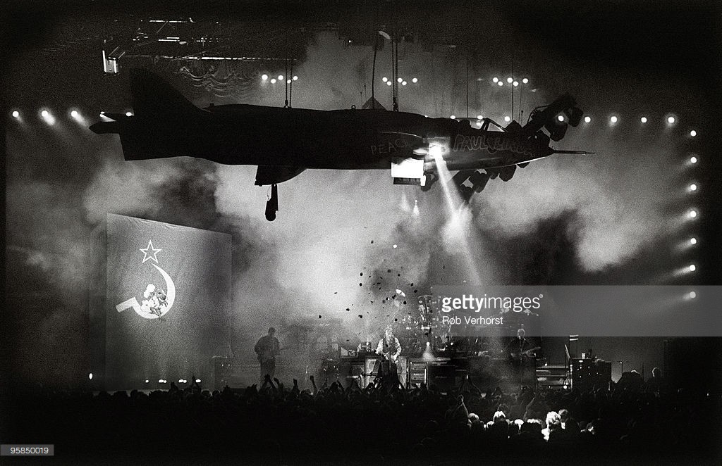 Paul McCartney, The Plane during the Song : Back in the U.S.S.R. The Paul McCartney World Tour, Ahoy, Rotterdam, 11-11-1989, Foto Rob Verhorst