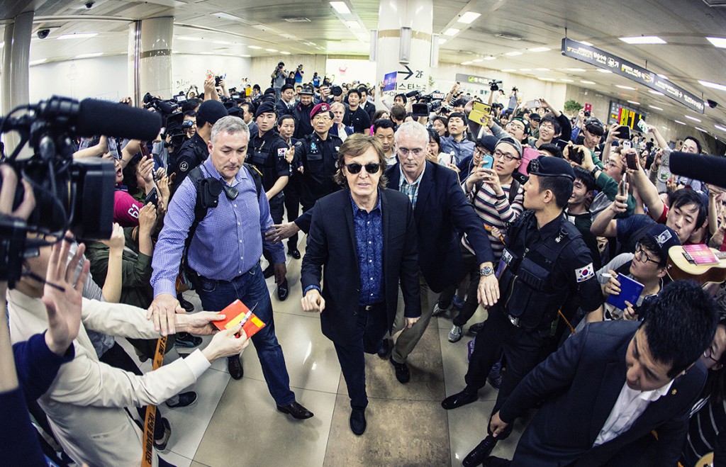 Arriving at Seoul for the first time, May - from paulmccartney.com