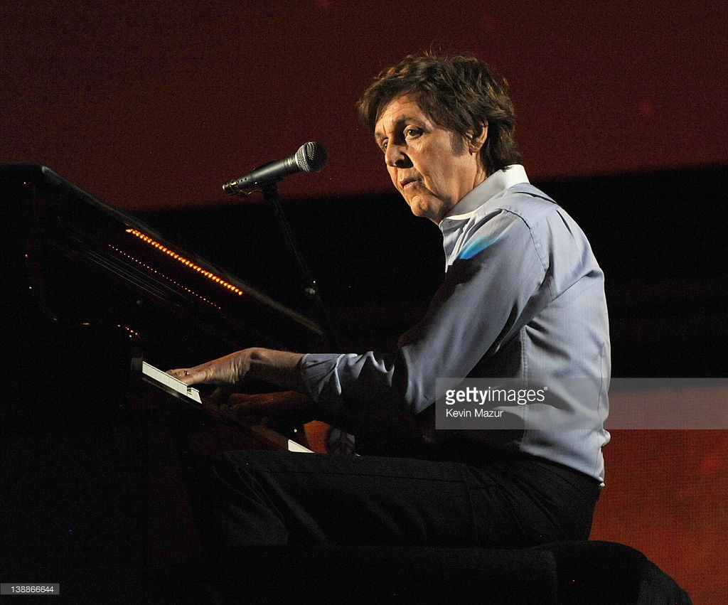 Sir Paul McCartney performs onstage at The 54th Annual GRAMMY Awards at Staples Center on February 12, 2012 in Los Angeles, California.