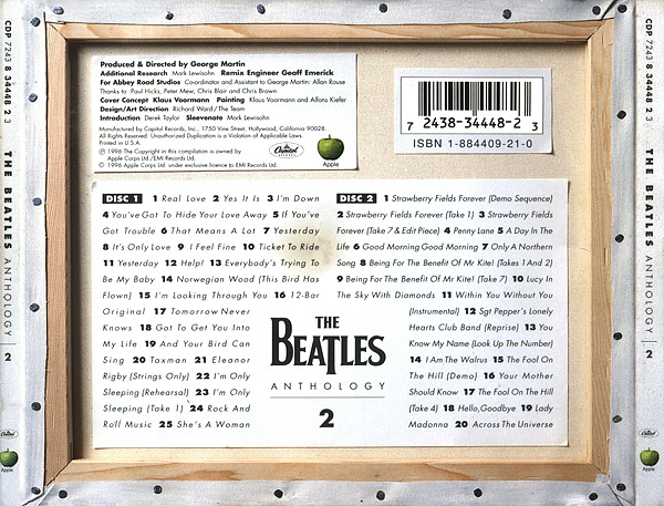 Anthology 2 Official Album By The Beatles The Paul Mccartney Project