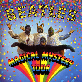 between magical mystery tour and flying