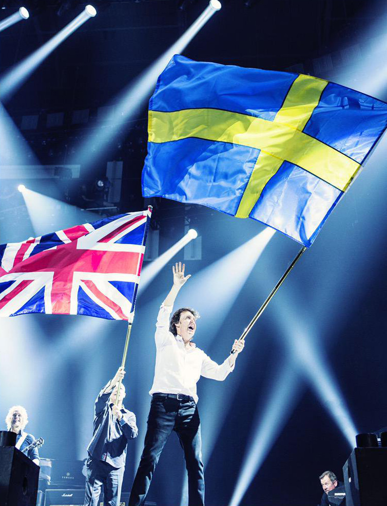 Paul McCartney concert at Tele2 Arena in Stockholm on Jul 09, 2015 - The Paul  McCartney Project