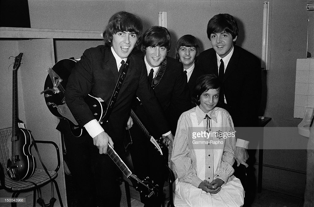 The Beatles before their concert at the Palais D'Hiver on June 30, 1965 in Lyon, France. - Crédits:  Reporters Associés