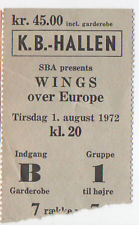 Wings concert at K.B. Hallen in Copenhagen on Aug 01, 1972 - The Paul  McCartney Project