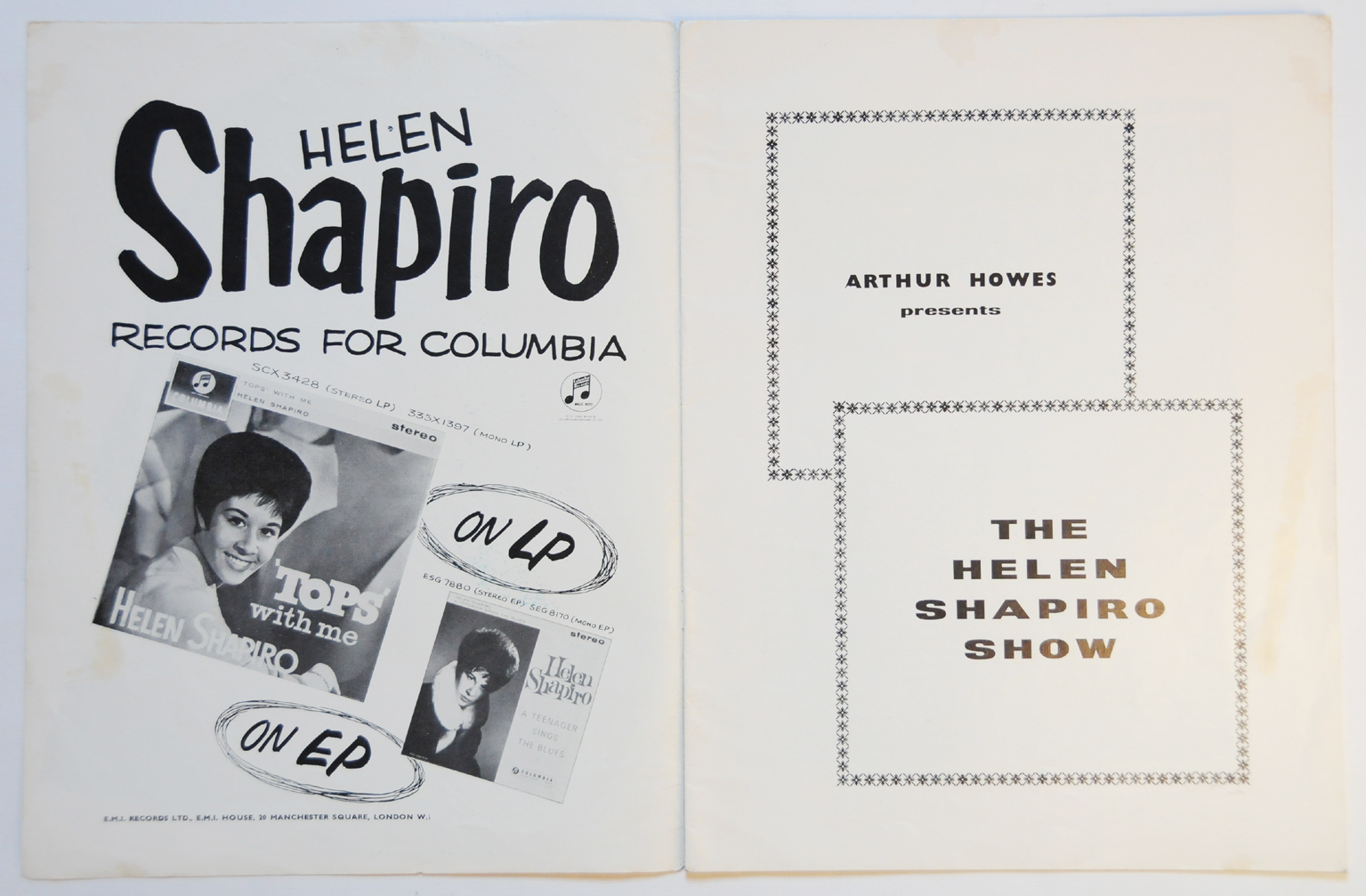 helen shapiro tour 1963