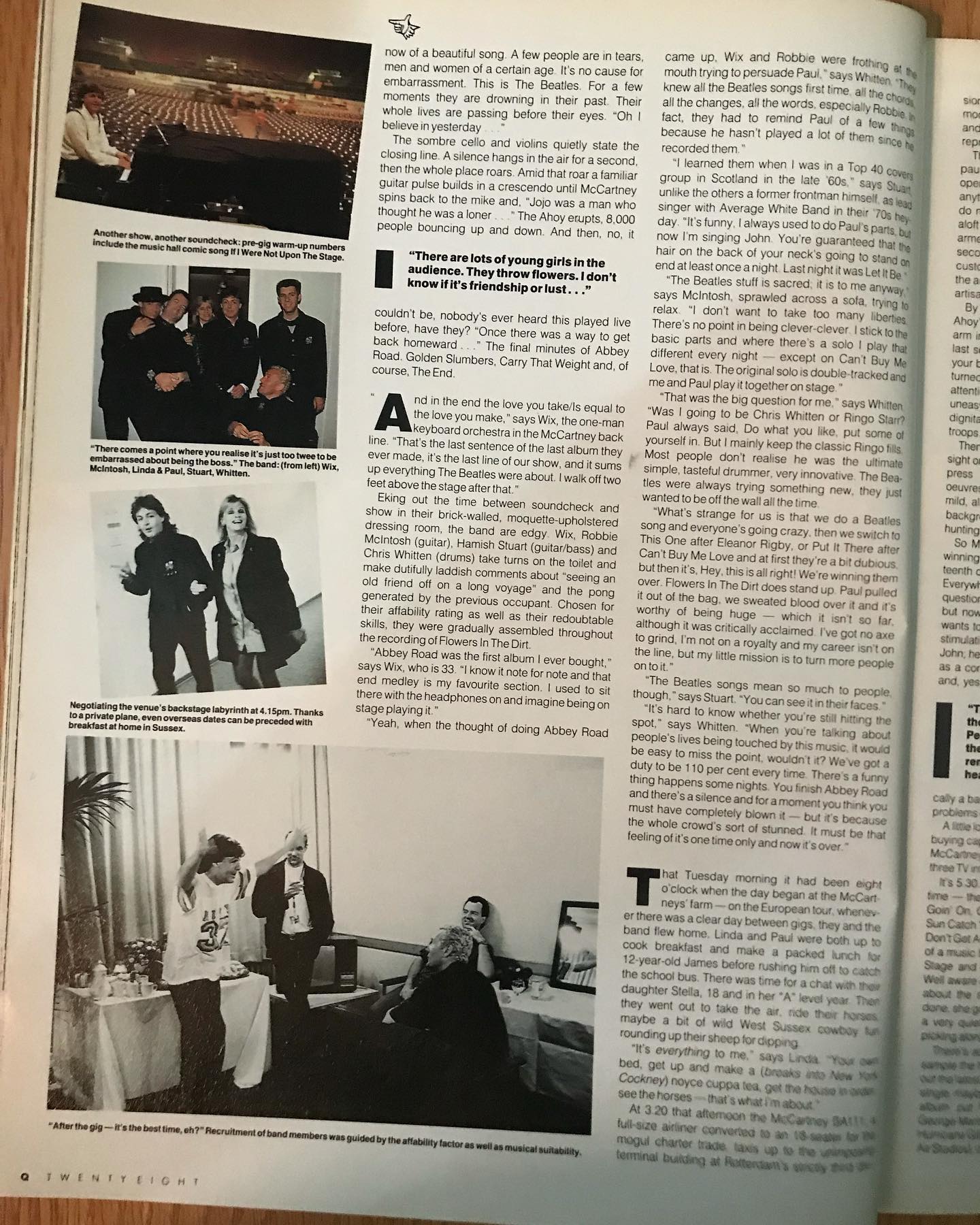 Press Interview With Paul Mccartney February 1990 For Q Magazine