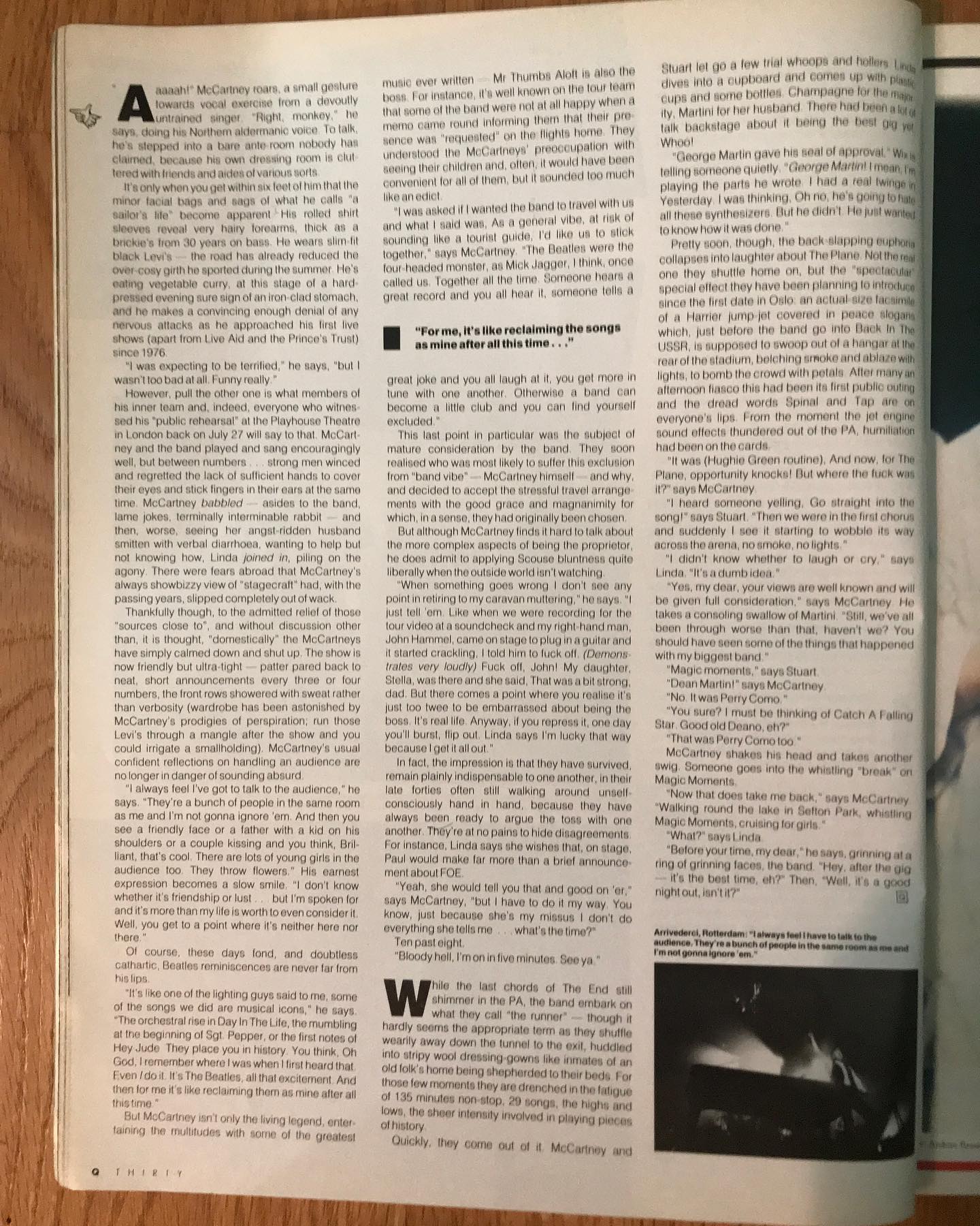 Press Interview With Paul Mccartney February 1990 For Q Magazine