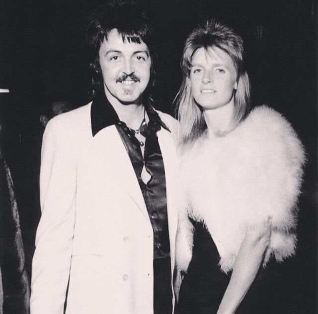 Paul and Linda McCartney attend the 46th Annual Academy Awards - The ...
