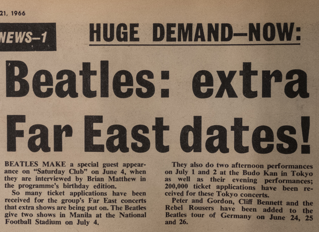 beatles german tour 1966