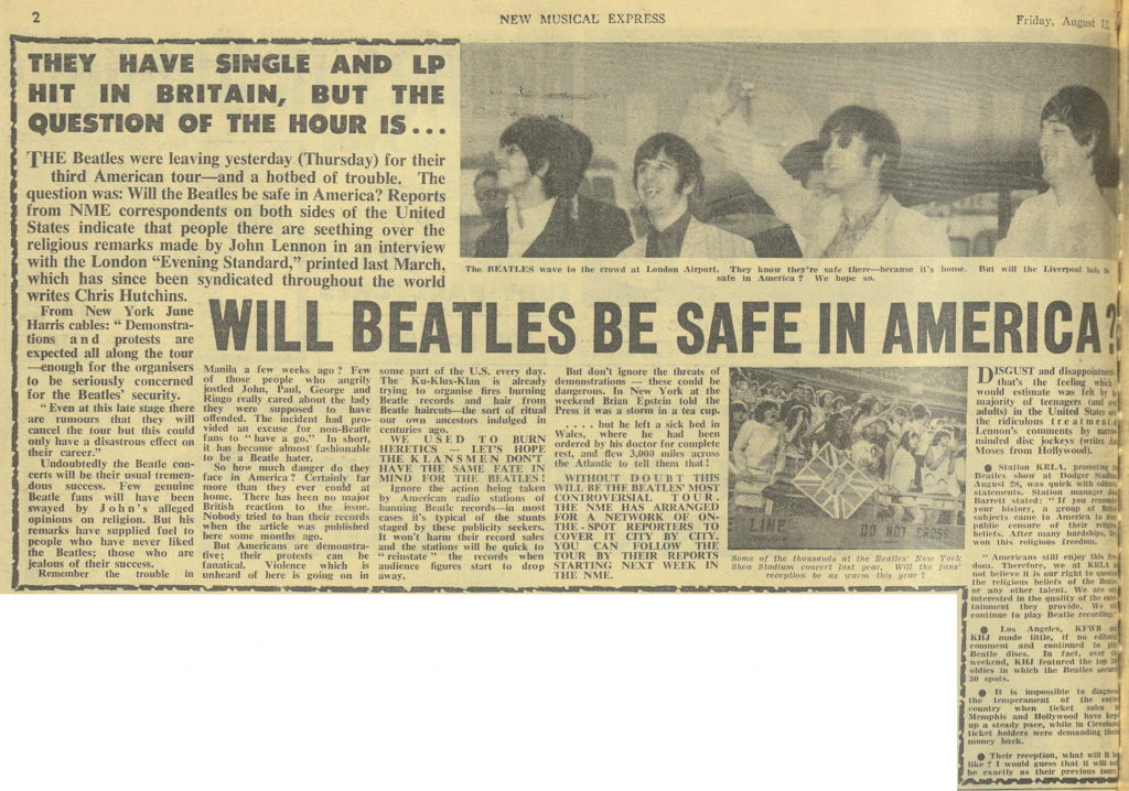 1966 beatles tour