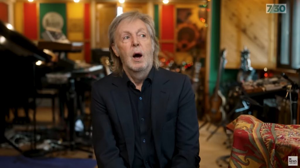 TV interview with Paul McCartney • Aug 2, 2023 for ABC Australia
